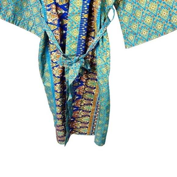 Verve Culture Jasmine Thai Women’s Belted Lounge Robe Size M/L - Picture 5 of 11